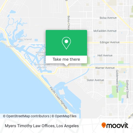 Myers Timothy Law Offices map