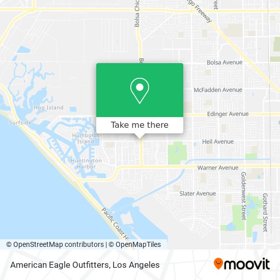 American Eagle Outfitters map