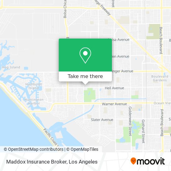 Maddox Insurance Broker map