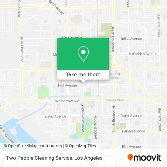 Two People Cleaning Service map