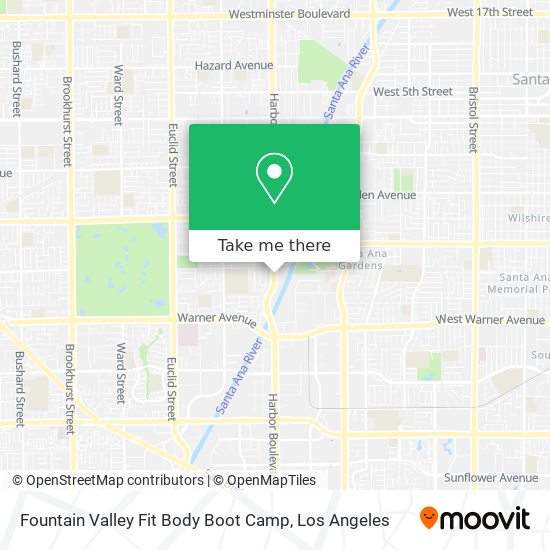 Fountain Valley Fit Body Boot Camp map