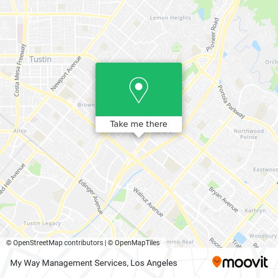 My Way Management Services map