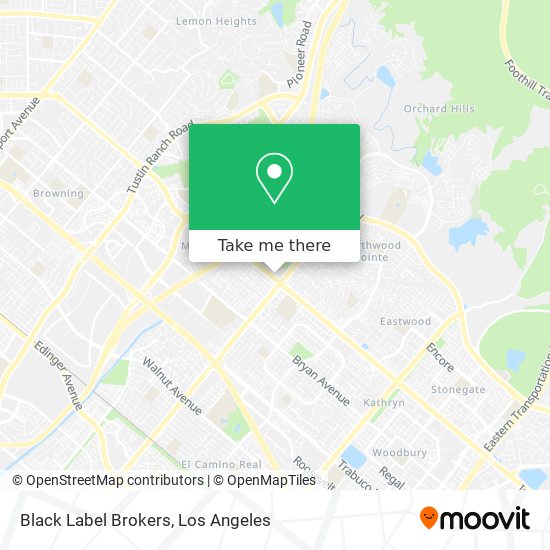 Black Label Brokers map