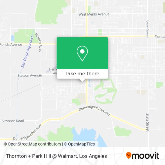 Mapa de Thornton + Park Hill @ Walmart