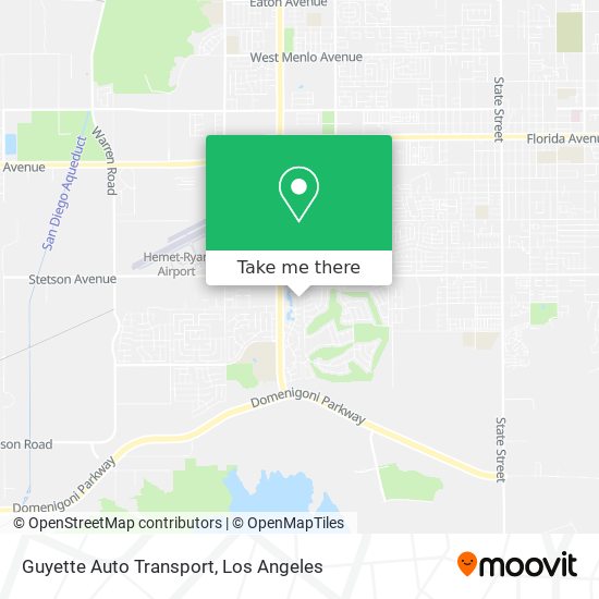 Guyette Auto Transport map