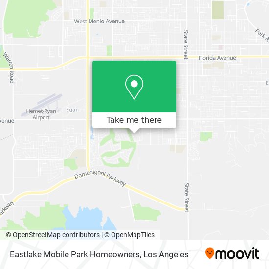 Mapa de Eastlake Mobile Park Homeowners