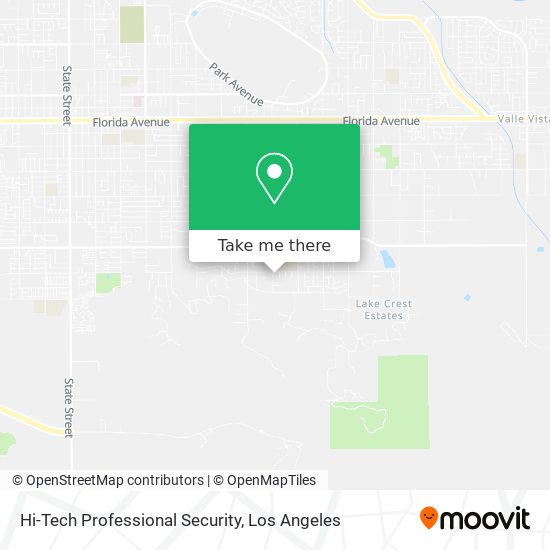 Hi-Tech Professional Security map
