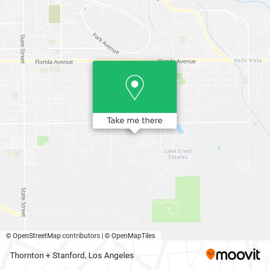 Thornton + Stanford map