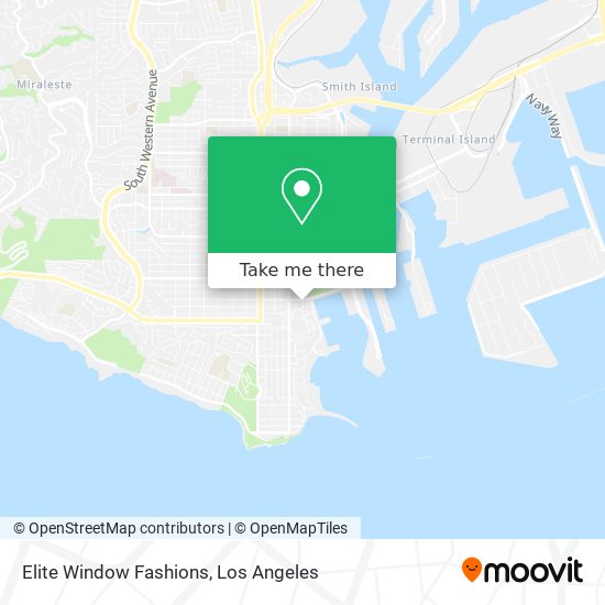 Elite Window Fashions map