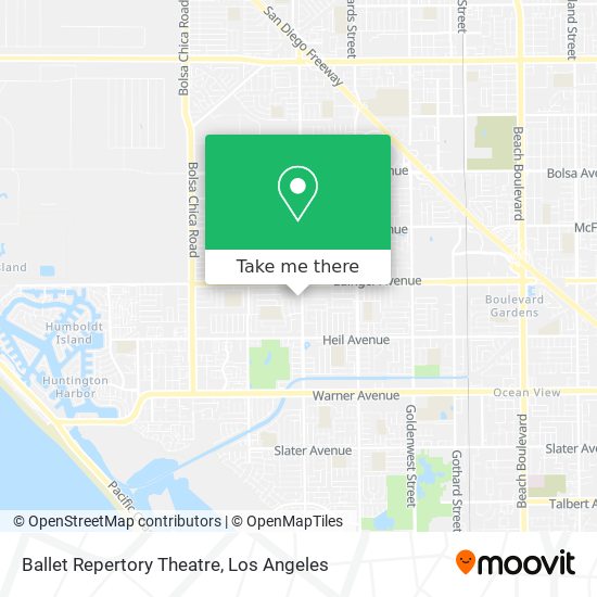 Ballet Repertory Theatre map