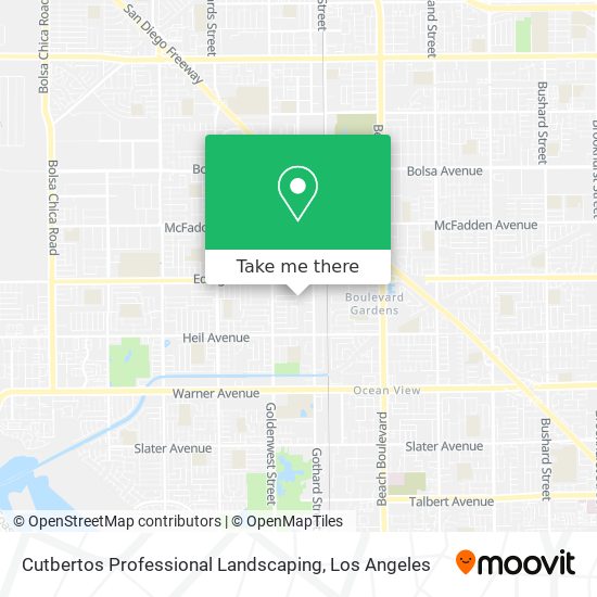 Mapa de Cutbertos Professional Landscaping