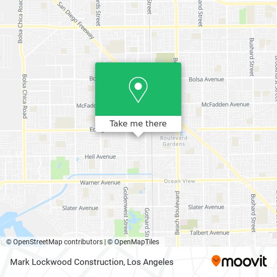 Mark Lockwood Construction map