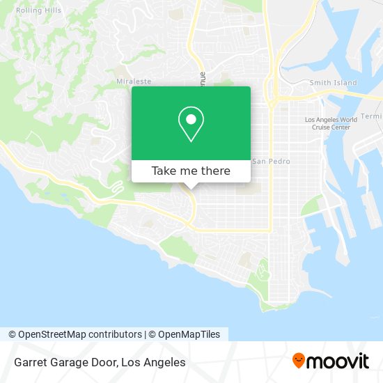 Garret Garage Door map