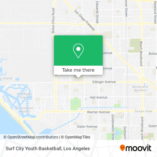 Mapa de Surf City Youth Basketball