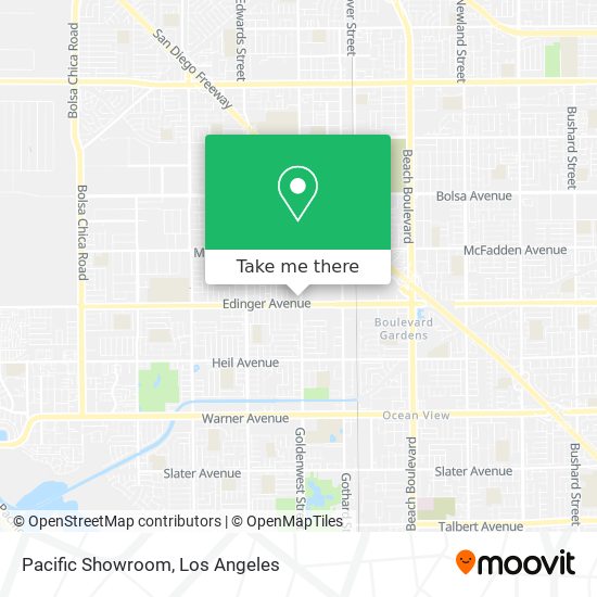 Pacific Showroom map