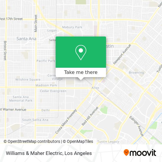 Williams & Maher Electric map