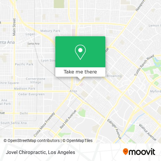 Mapa de Jovel Chiropractic