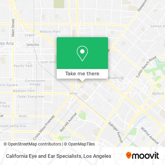 Mapa de California Eye and Ear Specialists