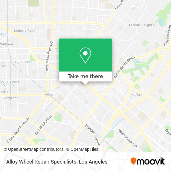 Mapa de Alloy Wheel Repair Specialists