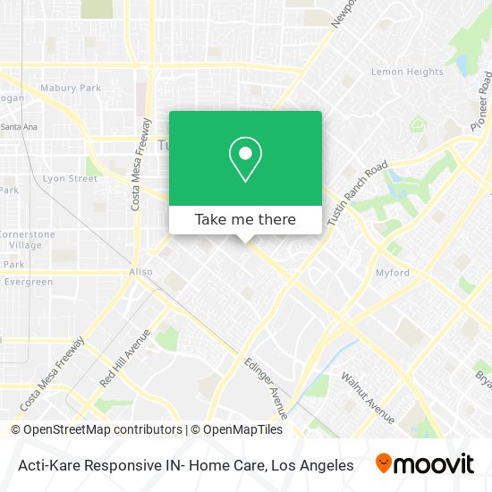 Mapa de Acti-Kare Responsive IN- Home Care