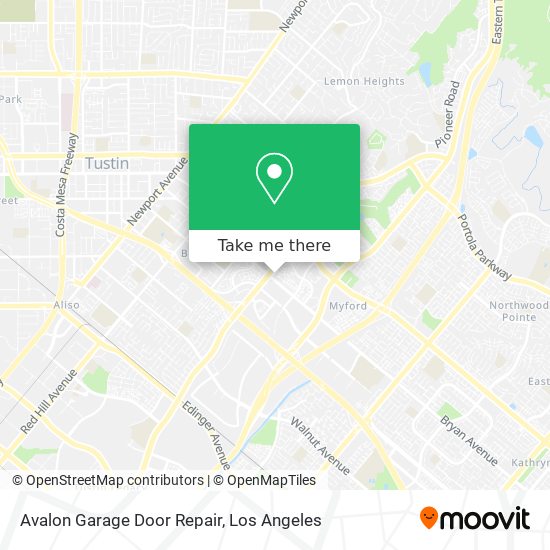 Avalon Garage Door Repair map