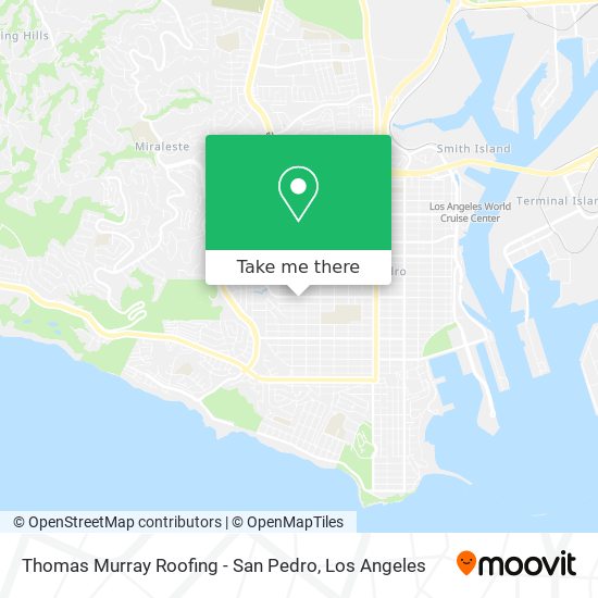 Thomas Murray Roofing - San Pedro map