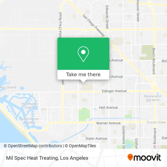 Mapa de Mil Spec Heat Treating