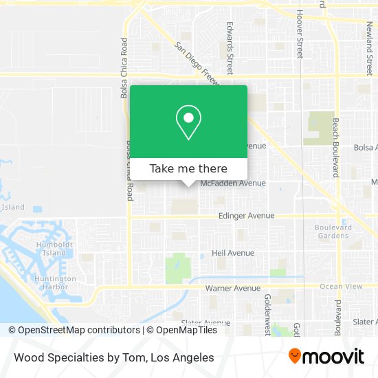Wood Specialties by Tom map