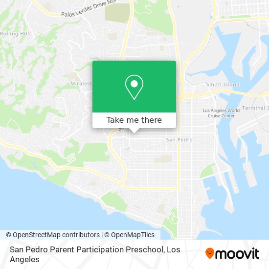 San Pedro Parent Participation Preschool map