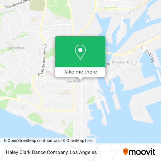 Mapa de Haley Clark Dance Company