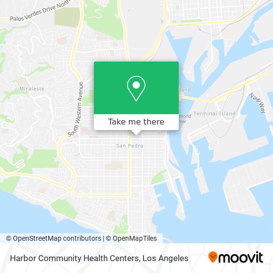 Harbor Community Health Centers map