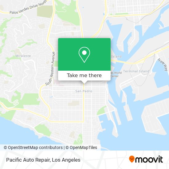 Pacific Auto Repair map