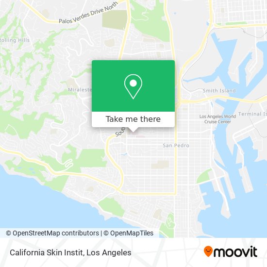 California Skin Instit map