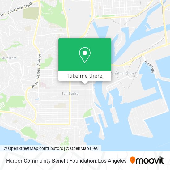 Mapa de Harbor Community Benefit Foundation