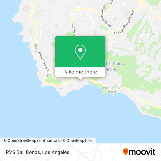 PVS Bail Bonds map