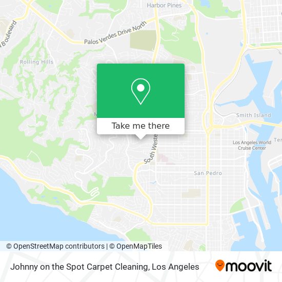 Mapa de Johnny on the Spot Carpet Cleaning