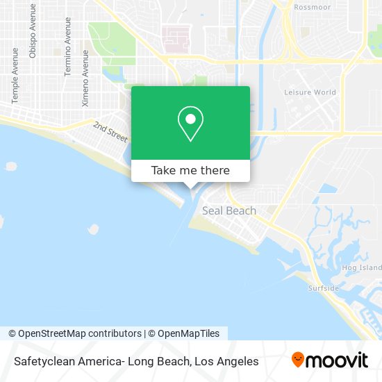 Safetyclean America- Long Beach map