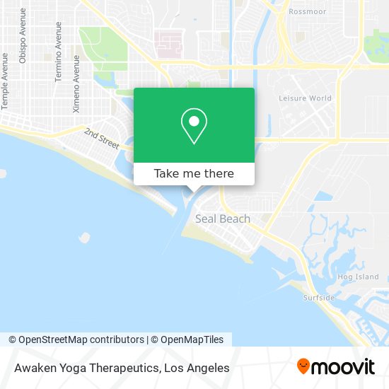 Awaken Yoga Therapeutics map