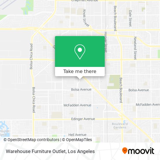 Warehouse Furniture Outlet map