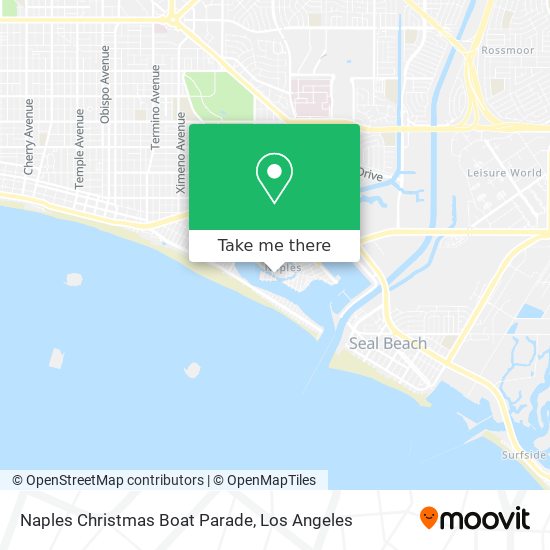 Naples Christmas Boat Parade map