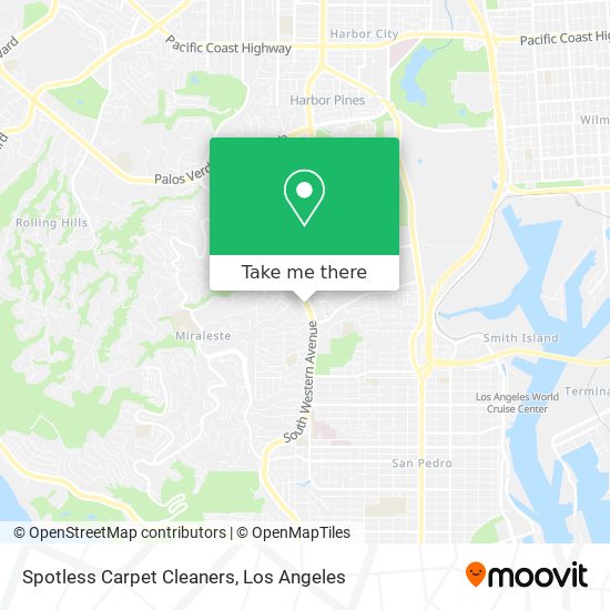 Spotless Carpet Cleaners map