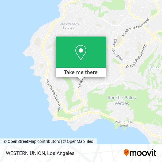 WESTERN UNION map