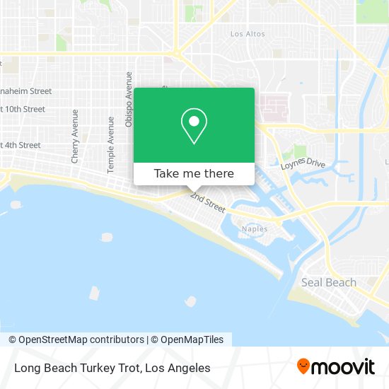 Long Beach Turkey Trot map