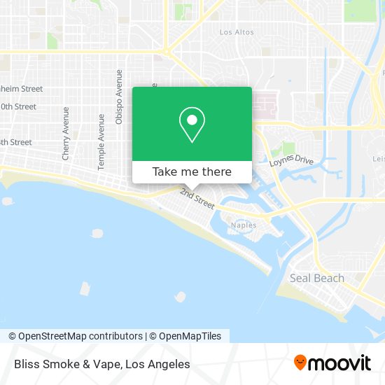 Bliss Smoke & Vape map