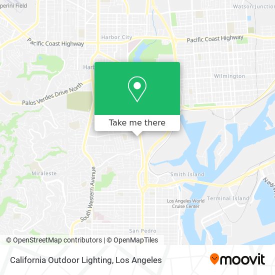 Mapa de California Outdoor Lighting