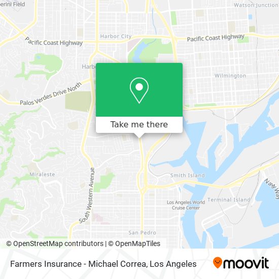 Mapa de Farmers Insurance - Michael Correa