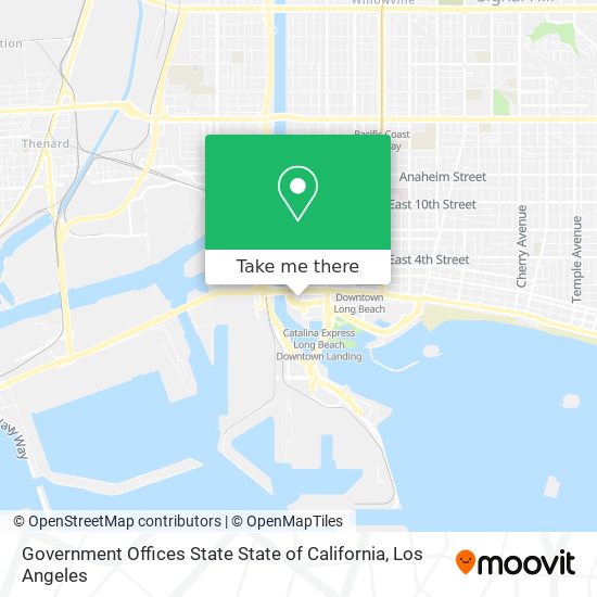 Government Offices State State of California map