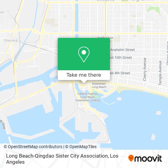 Long Beach-Qingdao Sister City Association map