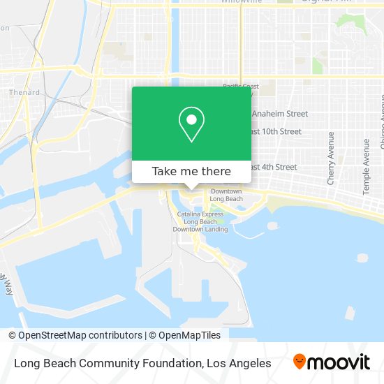 Mapa de Long Beach Community Foundation