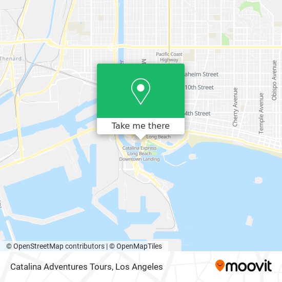 Catalina Adventures Tours map